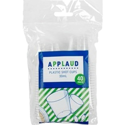 Applaud Plastic Shot Cups- 40pc