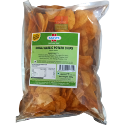 Aayu's Potato Chips - Chilli Garlic (​Made with Sendha Namak)