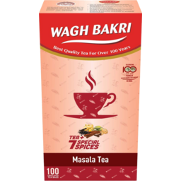 Wagh Bakri Masala Tea Bags - 100pcs
