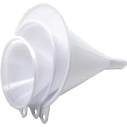 Plastic Funnel Set 3pcs