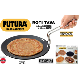 Futura Hard Anodised Roti Tava 24cm