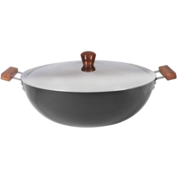 Wonder Chef Ebony Deep Kadhai With Lid cm