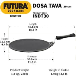 Futura Induction Dosa Tawa 30cm