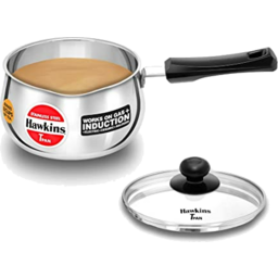 Hawkins Stainless Steel Tea Pan Glass Lid