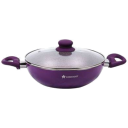 Wonder Chef Royal Velvet Wok With Lid - 24cm