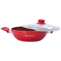 Wonder Chef Royal Velvet Wok with Lid 26cm