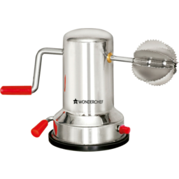 Wonderchef Stainless Steel Coconut Scraper with rotatable handle and firm Vacuum Base - Silver