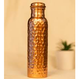 Copper Hammered Bottle