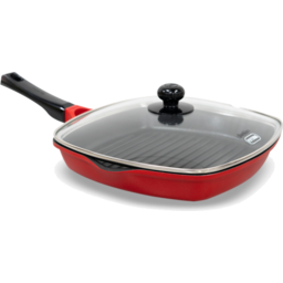 Hawkins Die-Cast Grill Pan with Lid 30cm