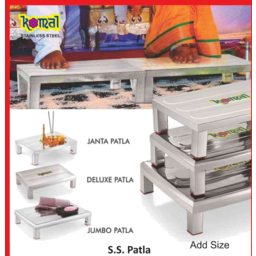 Stainless Steel Jumbo Patla