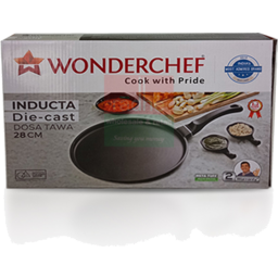 Wonder Chef Inducta Die-Cast Dosa Tawa 28cm