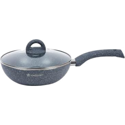 Wonder Chef Granite Range Wok with Lid 20cm