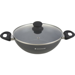Wonderchef Premia Wok with Lid 28cm