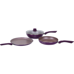 Wonderchef Royal Velvet Plus 3 pcs Set - Purple
