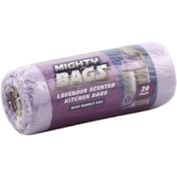 Mighty Garbage Bags Lavender- 20pk