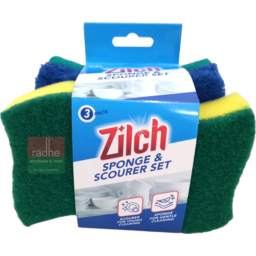 Zilch Sponge & Scourer Set 3pack