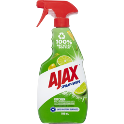 Ajax Spray N' Wipe Multi-Purpose Kitchen Cleaner Trigger, , Baking Soda & Citrus Surface Spray, Stone Safe