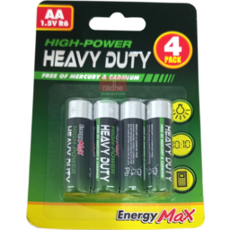High-Power Heavy Duty Battery 4pc