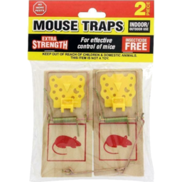 Mouse Traps Wooden 2pack
